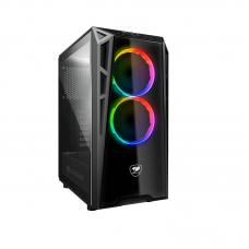 Cougar Turret-RGB Tempered Glass gaming case